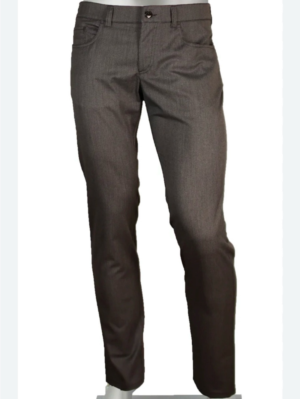 Alberto Stone Ceramica Modern fit Pants, Size 36X29, Color Grayish Brown